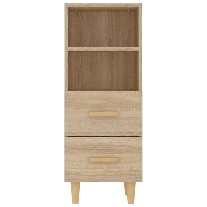Credenza-Buffet-Armadio da cucina Rovere Sonoma 34,5x34x90 cm in Legno Multistrato 965759