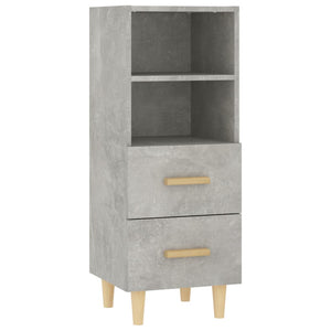 Credenza-Buffet-Armadio da cucina Grigio Cemento 34,5x34x90 cm in Legno Multistrato 815533
