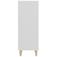 Credenza-Buffet-Armadio da cucina Bianca 34,5x32,5x90 cm in Legno Multistrato 295773