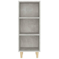 Credenza-Buffet-Armadio da cucina Grigio Cemento 34,5x32,5x90 cm in Legno Multistrato 326191