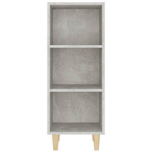 Credenza-Buffet-Armadio da cucina Grigio Cemento 34,5x32,5x90 cm in Legno Multistrato 326191