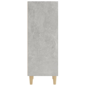 Credenza-Buffet-Armadio da cucina Grigio Cemento 34,5x32,5x90 cm in Legno Multistrato 326191
