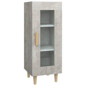 Credenza-Buffet-Armadio da cucina Grigio Cemento 34,5x34x90 cm in Legno Multistrato 876532