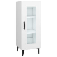 Credenza Bianca 34,5x34x90 cm in Legno Multistrato 812402