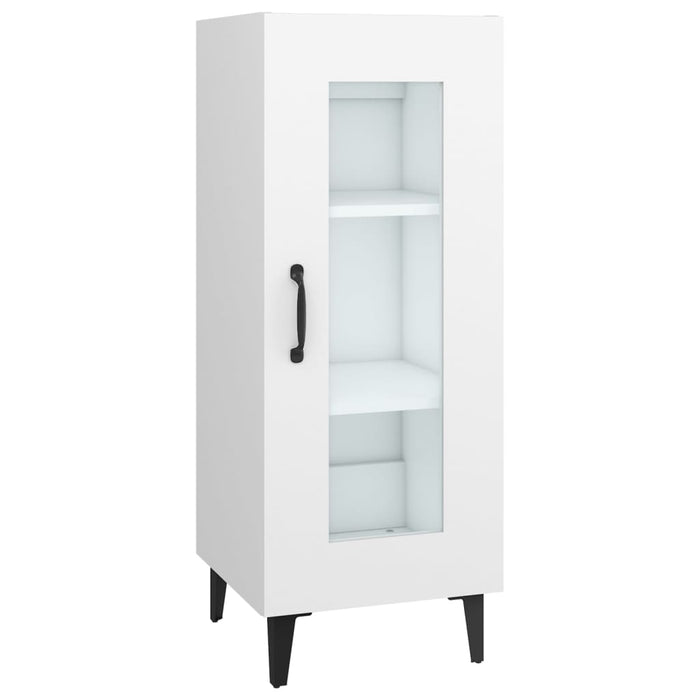 Credenza Bianca 34,5x34x90 cm in Legno Multistrato 812402