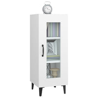 Credenza Bianca 34,5x34x90 cm in Legno Multistrato 812402