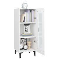 Credenza Bianca 34,5x34x90 cm in Legno Multistrato 812402