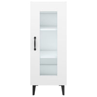 Credenza Bianca 34,5x34x90 cm in Legno Multistrato 812402