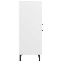 Credenza Bianca 34,5x34x90 cm in Legno Multistrato 812402