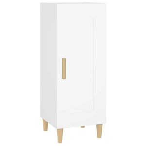 Credenza Bianca 34,5x34x90 cm in Legno Multistrato 812411