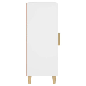 Credenza Bianca 34,5x34x90 cm in Legno Multistrato 812411