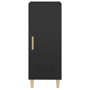 Credenza Nero 34,5x34x90 cm in Legno Multistrato 812412