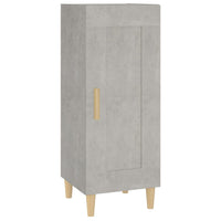 Credenza Grigio Cemento 34,5x34x90 cm in Legno Multistrato 812415