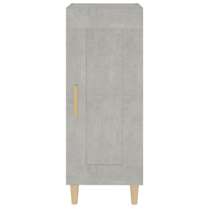 Credenza Grigio Cemento 34,5x34x90 cm in Legno Multistrato cod mxl 8892