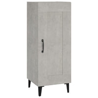 Credenza Grigio Cemento 34,5x34x90 cm in Legno Multistrato 812424