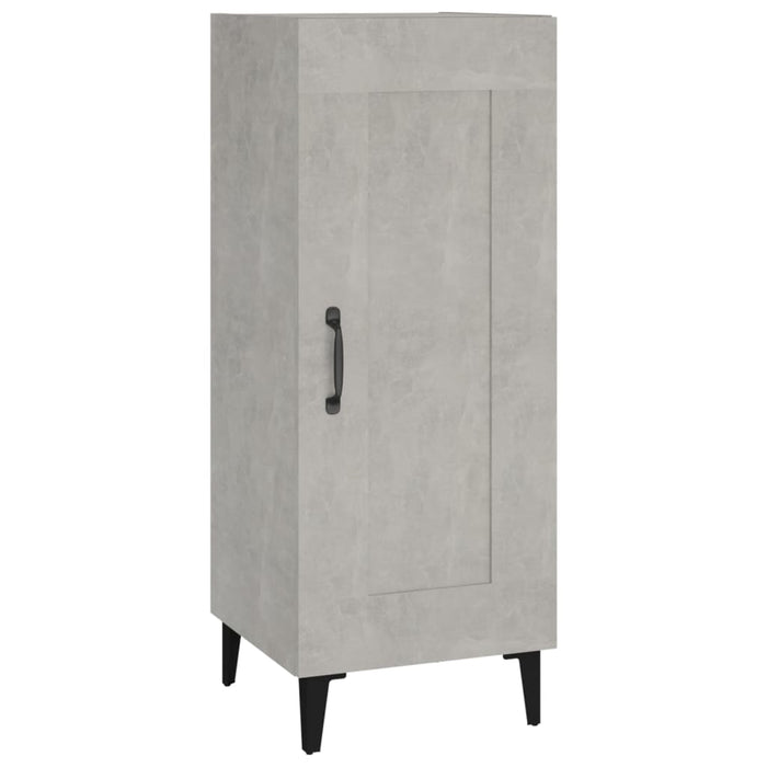 Credenza Grigio Cemento 34,5x34x90 cm in Legno Multistrato 812424