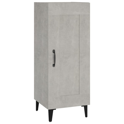Credenza Grigio Cemento 34,5x34x90 cm in Legno Multistrato 812424