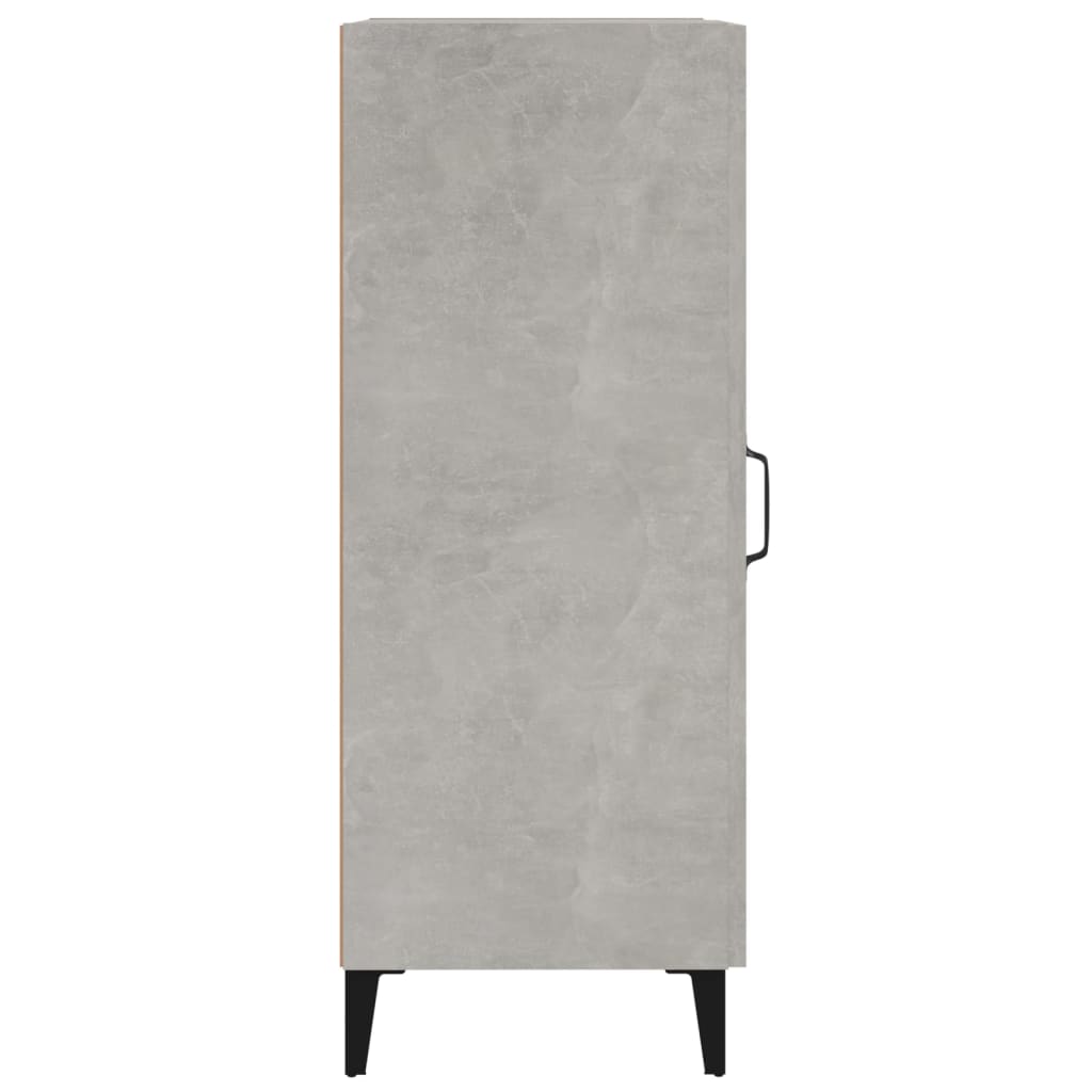 Credenza-Buffet-Armadio da cucina Grigio Cemento 34,5x34x90 cm in Legno Multistrato 982044