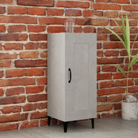 Credenza-Buffet-Armadio da cucina Grigio Cemento 34,5x34x90 cm in Legno Multistrato 982044