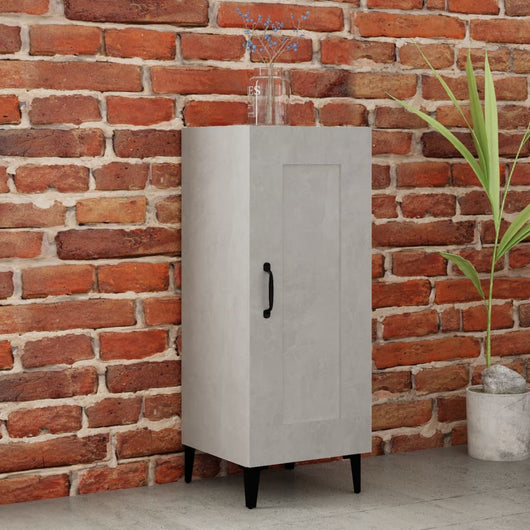 Credenza-Buffet-Armadio da cucina Grigio Cemento 34,5x34x90 cm in Legno Multistrato 982044