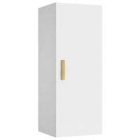 Armadietto a Muro Bianco 34,5x34x90 cm in Legno Multistrato 812429