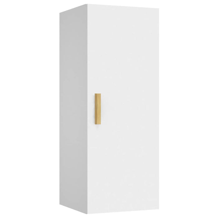 Armadietto a Muro Bianco 34,5x34x90 cm in Legno Multistrato 812429