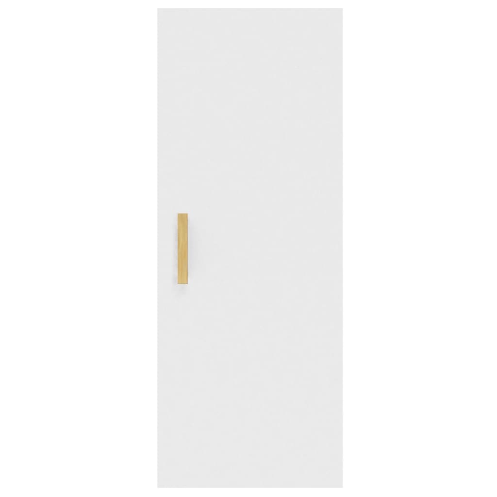 Armadietto a Muro Bianco 34,5x34x90 cm in Legno Multistrato 812429