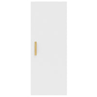 Armadietto a Muro Bianco 34,5x34x90 cm in Legno Multistrato 812429