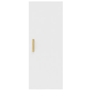 Armadietto a Muro Bianco 34,5x34x90 cm in Legno Multistrato 812429