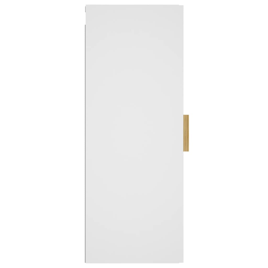 Armadietto a Muro Bianco 34,5x34x90 cm in Legno Multistrato 812429