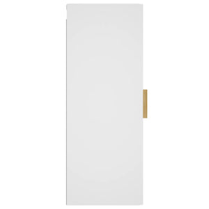 Armadietto a Muro Bianco 34,5x34x90 cm in Legno Multistrato 812429