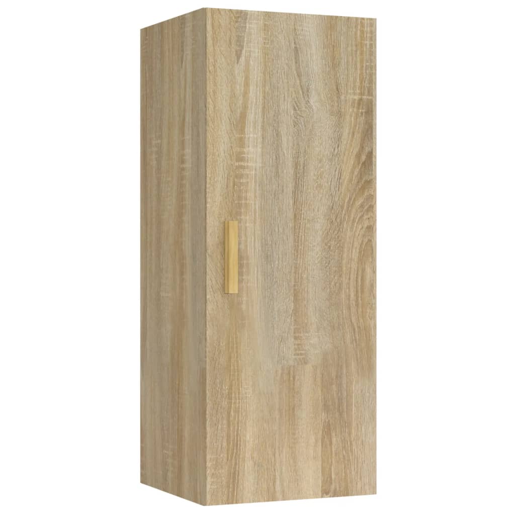 Armadietto a Muro Rovere Sonoma 34,5x34x90 cm Legno Multistrato 812432