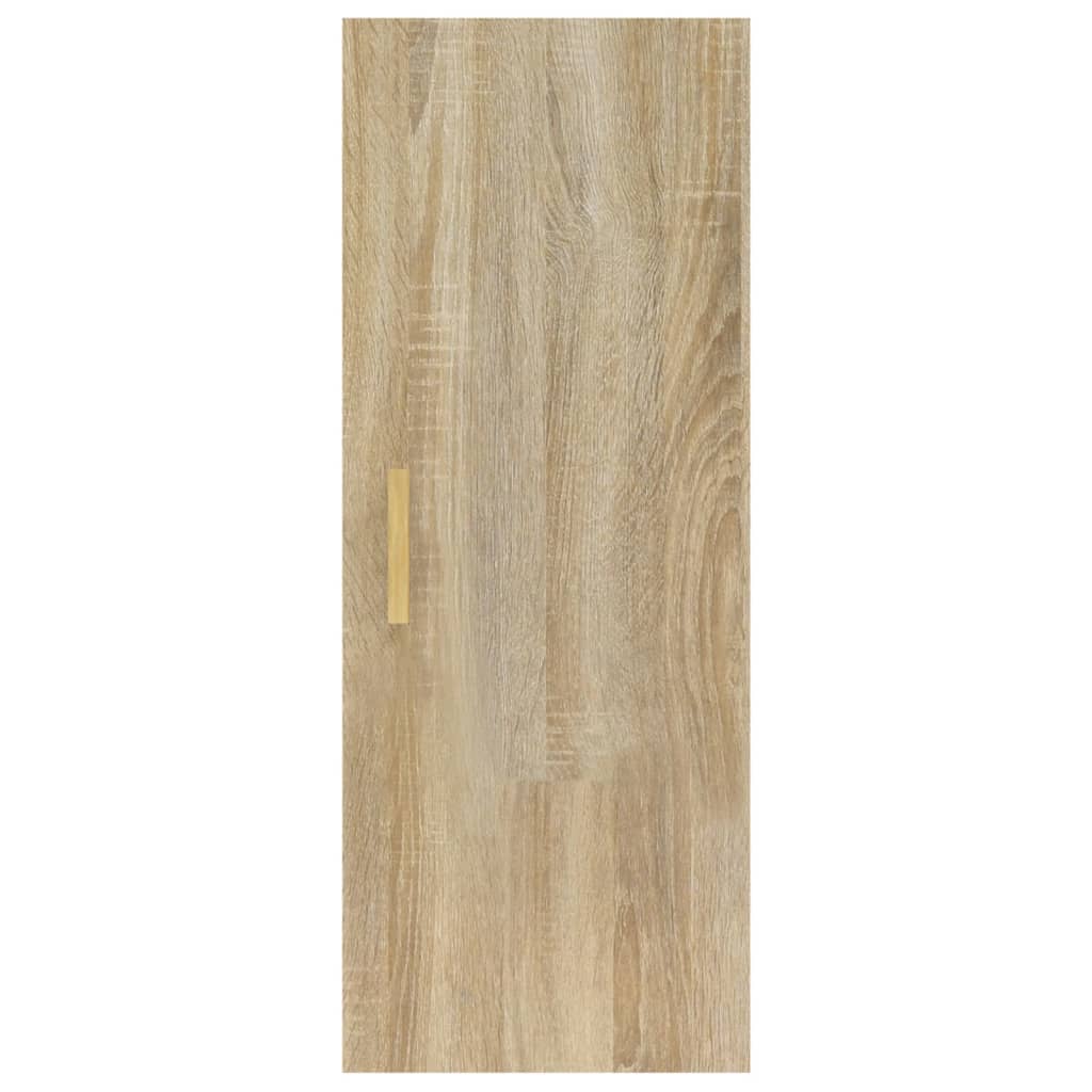 Armadietto a Muro Rovere Sonoma 34,5x34x90 cm Legno Multistrato 812432