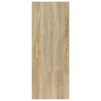 Armadietto a Muro Rovere Sonoma 34,5x34x90 cm Legno Multistrato 812432