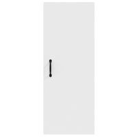 Armadietto Pensile a Muro Bianco 34,5x34x90cm Legno Multistrato cod mxl 49104