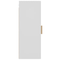 Armadietto Pensile a Parete Bianco 34,5x34x90 cm 812447