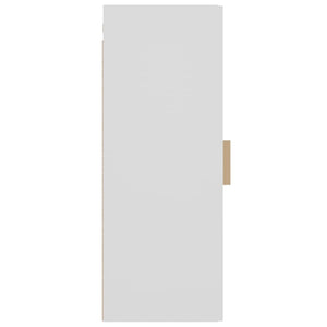 Armadietto Pensile a Parete Bianco 34,5x34x90 cm 812447