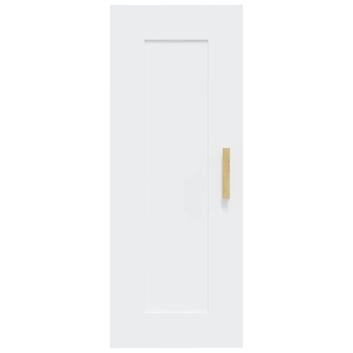 Armadietto a Muro Bianco 35x34x90 cm in Legno Multistrato 812465