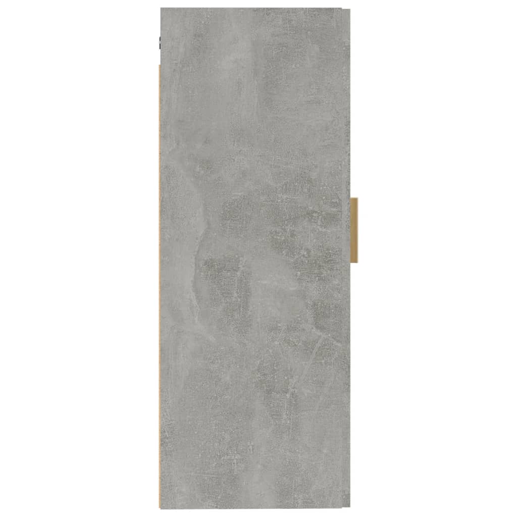 Armadietto a Muro Grigio Cemento 35x34x90 cm Legno Multistrato cod mxl 32774