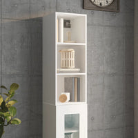 Mobile Pensile Bianco 34,5x32,5x90 cm in Legno Multistrato 812483