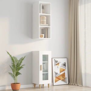 Mobile Pensile Bianco 34,5x32,5x90 cm in Legno Multistrato 812483
