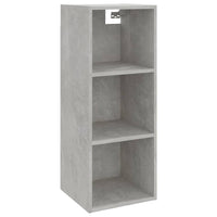 Mobile Pensile Grigio Cemento 34,5x32,5x90cm Legno Multistrato 812487