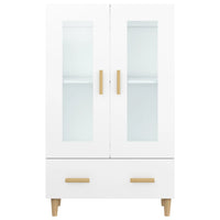 Credenza cassettiera mobile contenitore organizer cucina soggiorno salotto alto 70 x 31 x 115 cm legno ingegnerizzato bianco 02_0032762