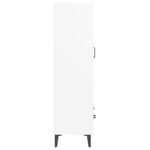 Credenza Bianca 70x31x115 cm in Legno Ingegnerizzato cod mxl 23491