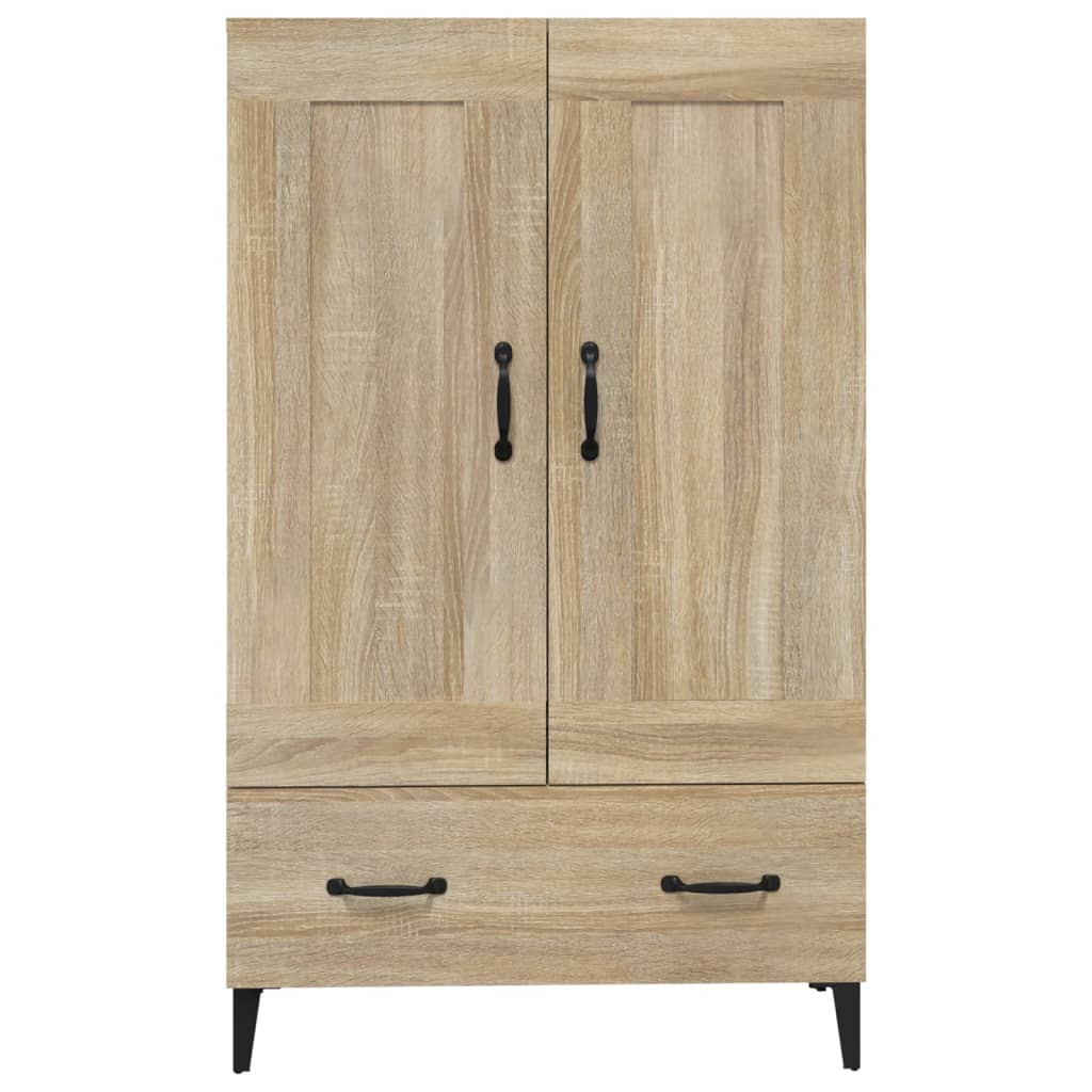 Credenza Rovere Sonoma 70x31x115 cm in Legno Multistrato cod mxl 47675