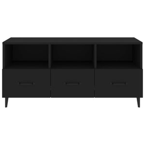 Mobile Porta TV Nero 102x35x50 cm in Legno Multistrato 812610