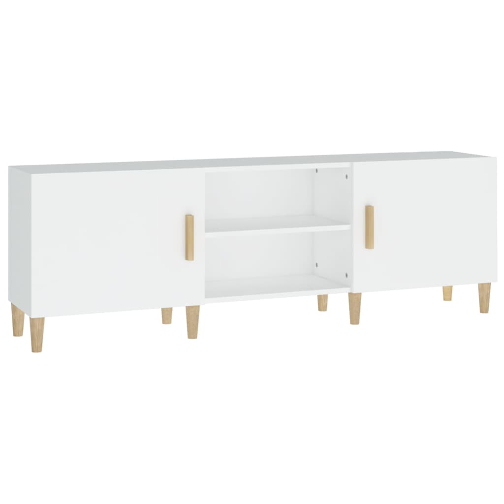 Mobile Porta TV-Mobile per TV-Credenza TV Bianco 150x30x50 cm in Legno Multistrato 767053
