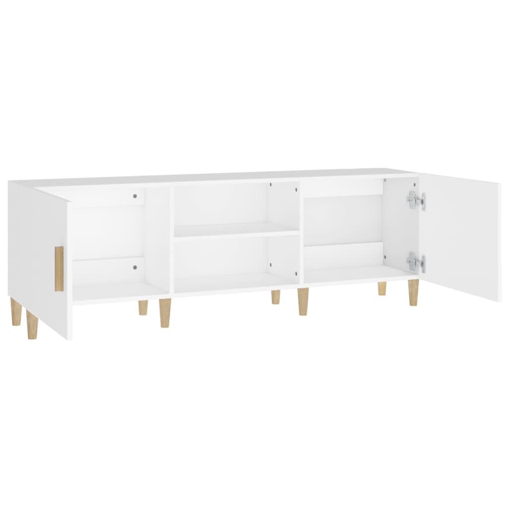 Mobile Porta TV-Mobile per TV-Credenza TV Bianco 150x30x50 cm in Legno Multistrato 767053
