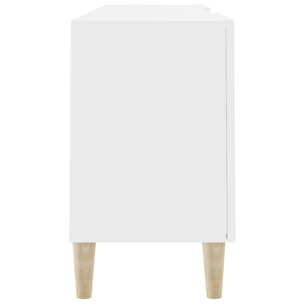 Mobile Porta TV-Mobile per TV-Credenza TV Bianco 150x30x50 cm in Legno Multistrato 767053