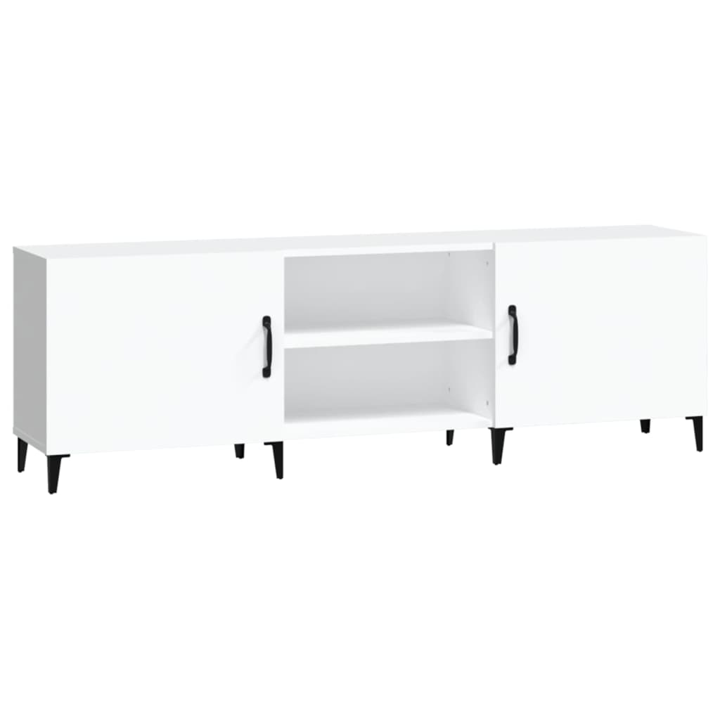 Mobile Porta TV-Mobile per TV-Credenza TV Bianco 150x30x50 cm in Legno Multistrato 508642